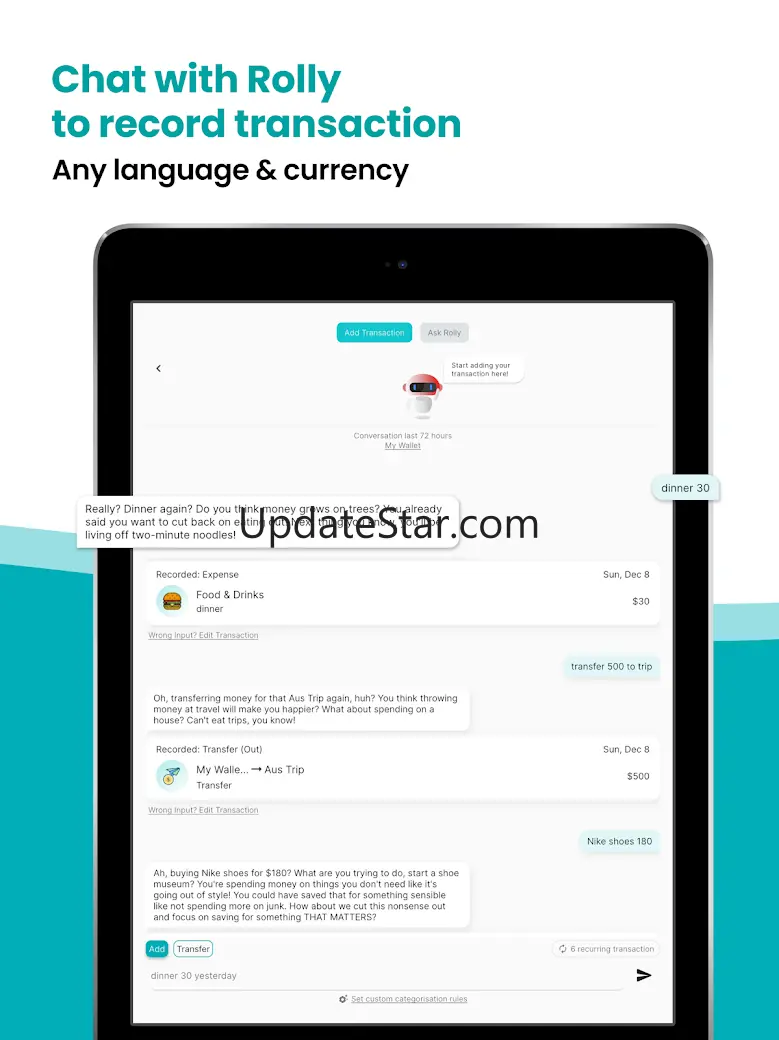 Rolly: AI Money Tracker 5.0.1