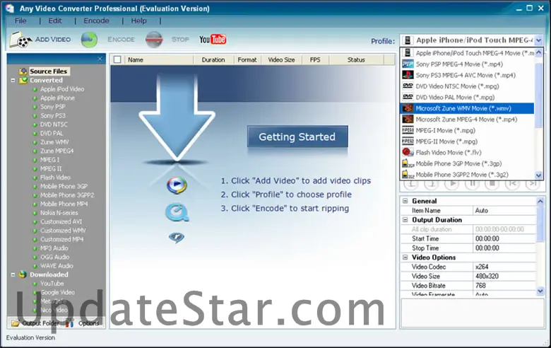 Any Video Converter Professional 7.1.7