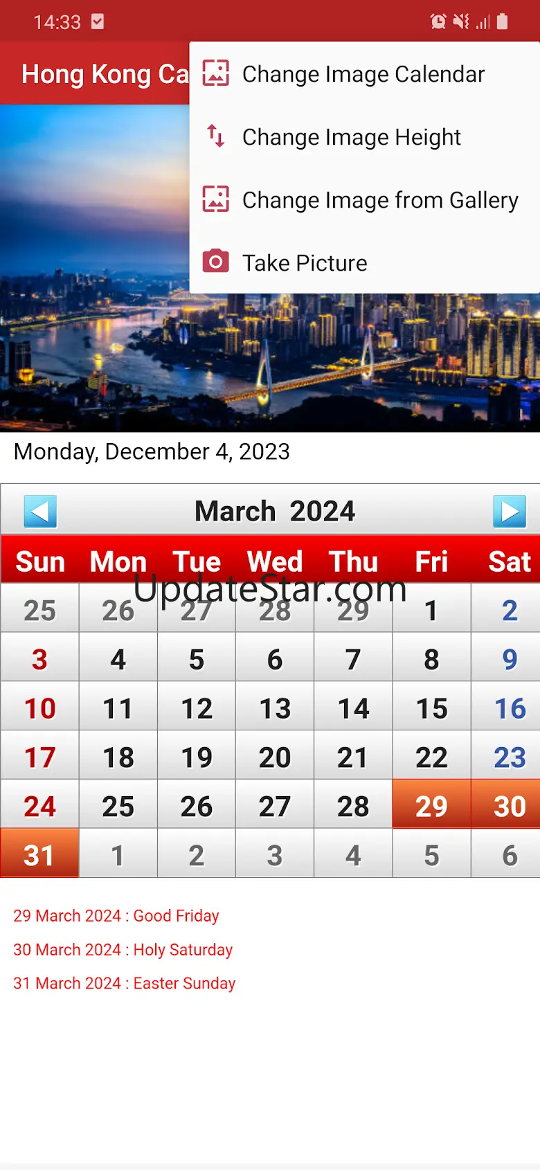 Hong Kong Calendar 6.0.8