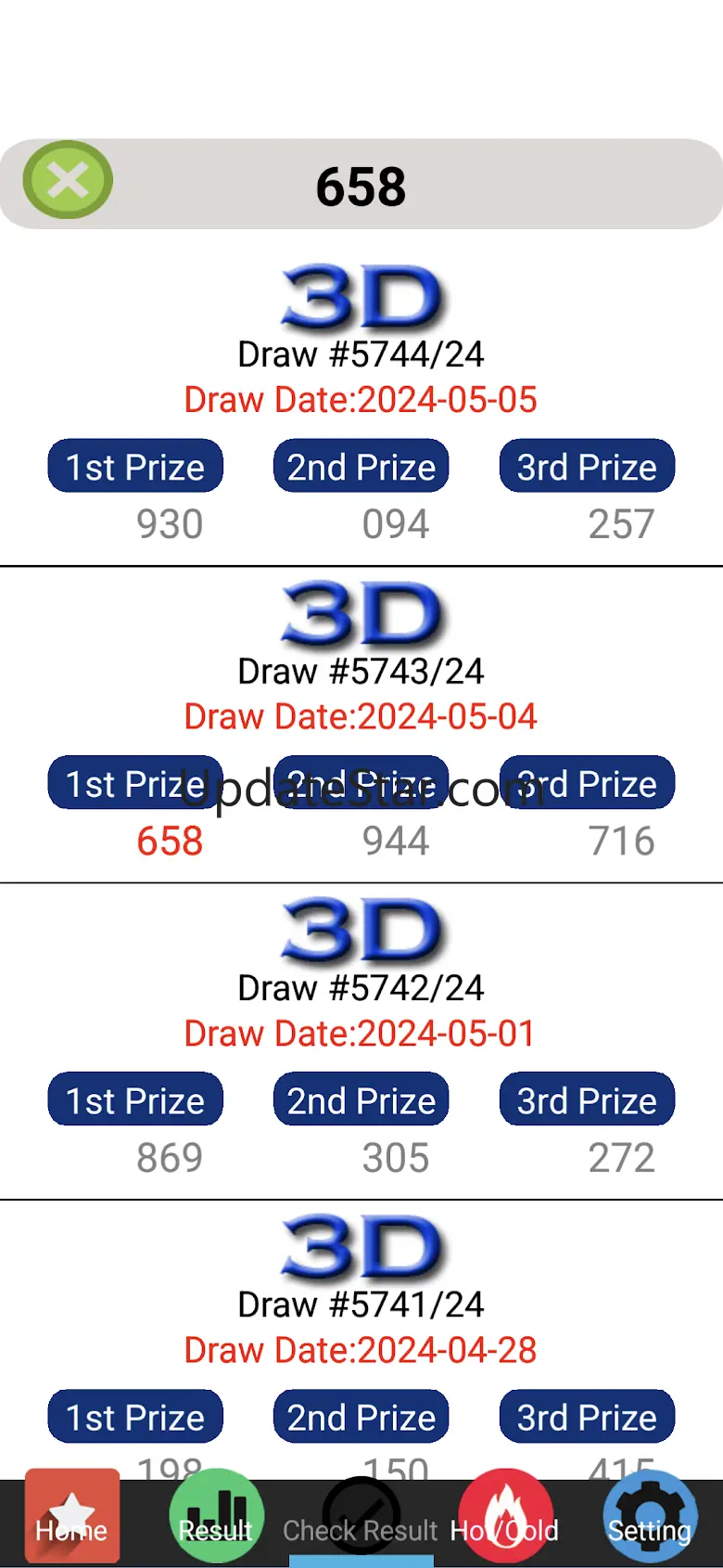 DaMaCai Lotto of Malaysia 3.02