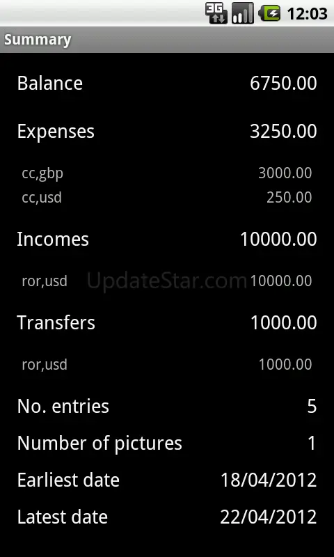 Expense Register 2.31