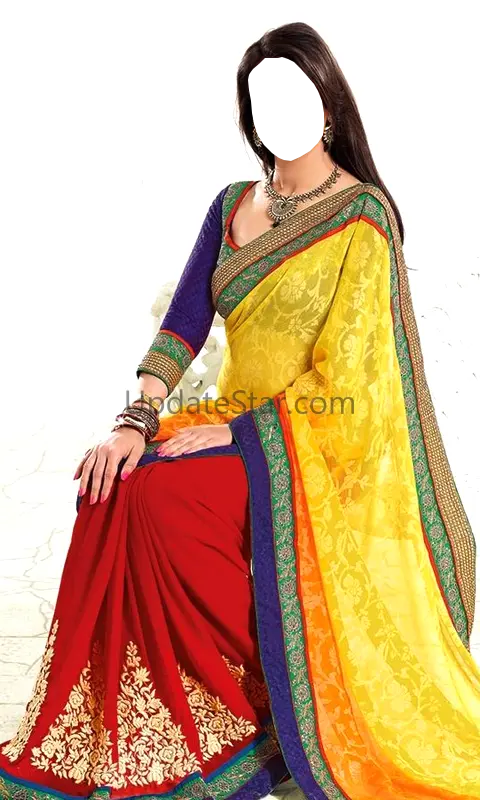Women designer saree Montage 1.4