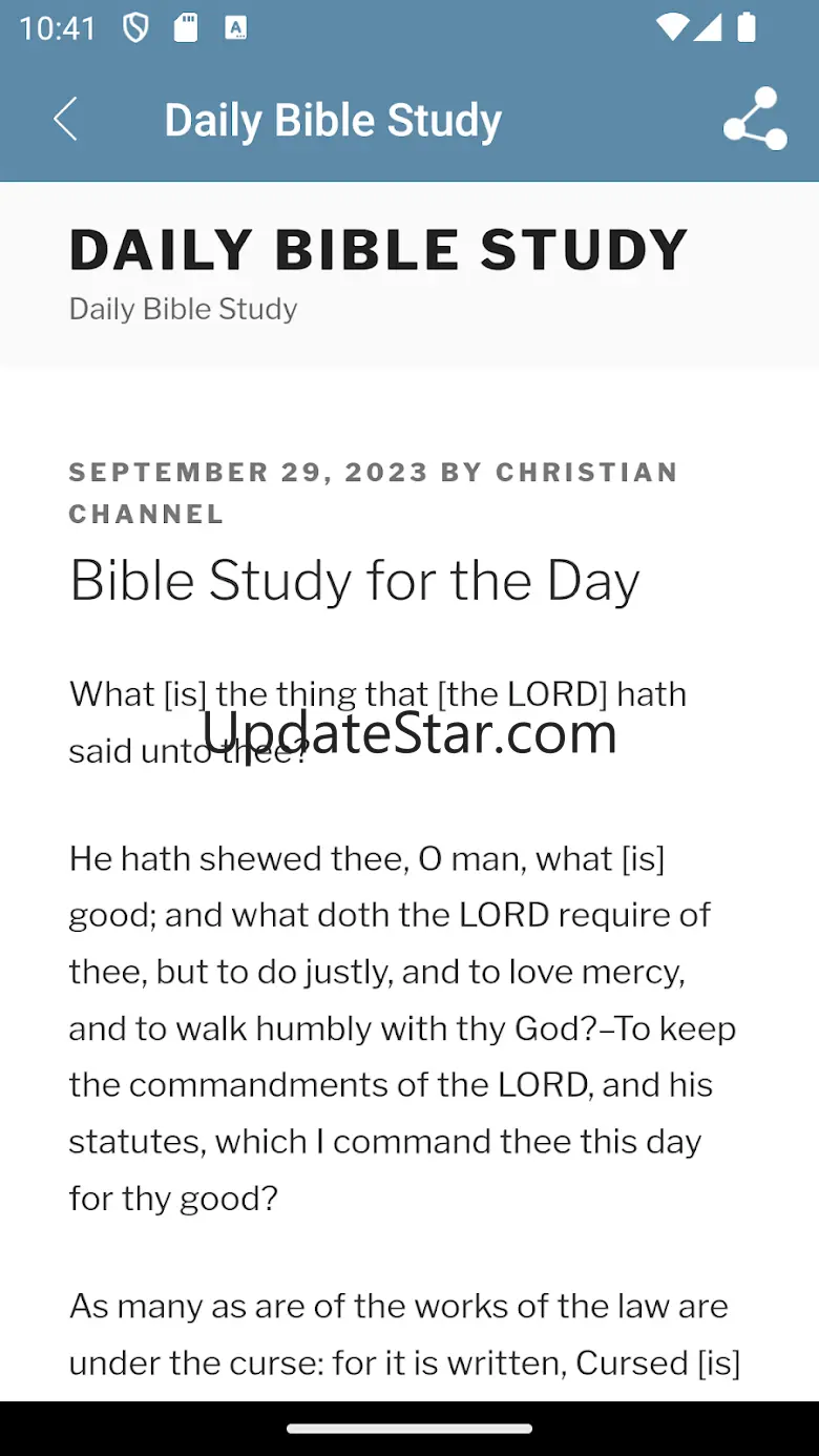 Daily Bible Study 2.12.1