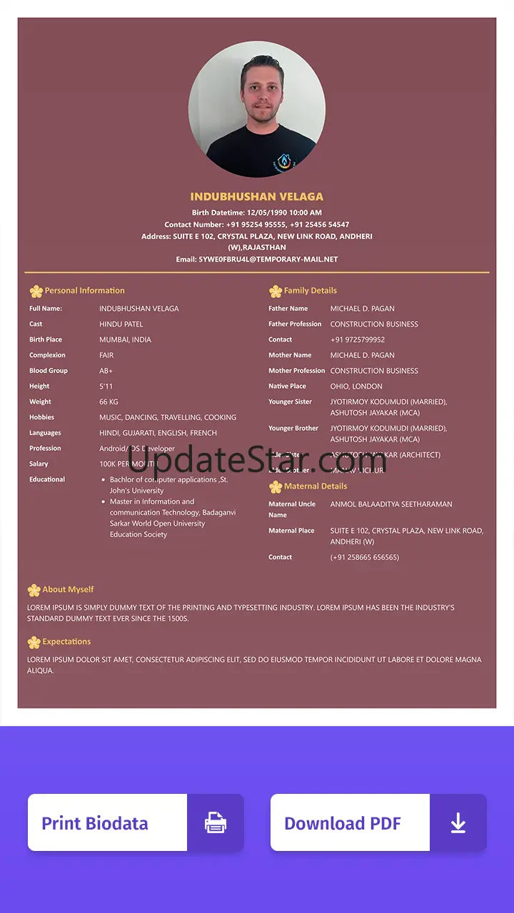 Wed: Marriage Biodata Maker 1.4