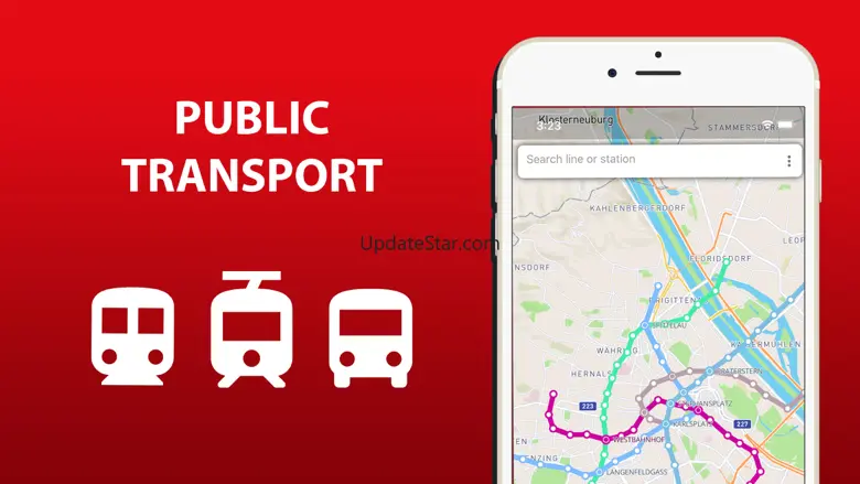Public transport map Vienna 3.30