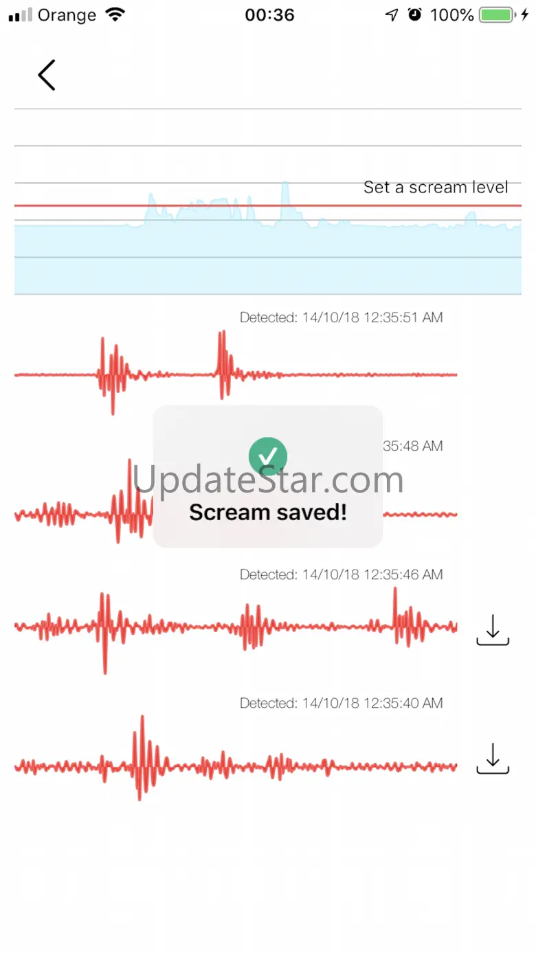 Scream Tracker - detect noises 1.1.5