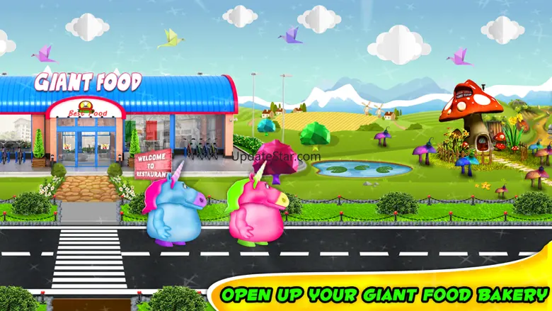 Fat Unicorn Giant Food Blogger 1.0