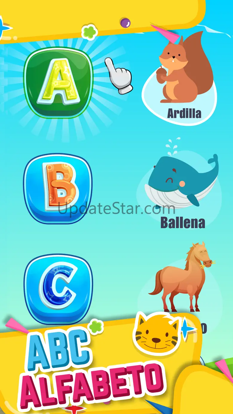 Juegos para niños de letras + 1.2