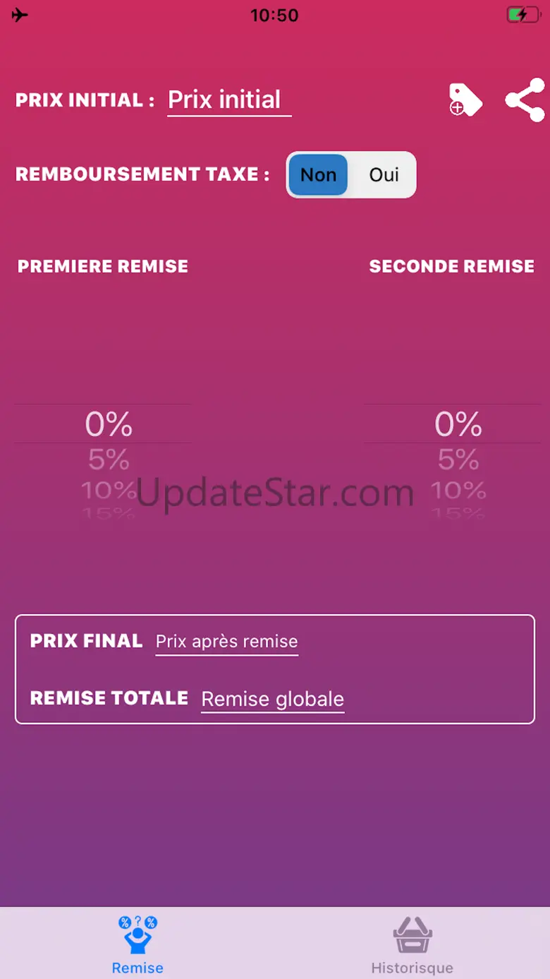 Calculatrice des soldes 1.3