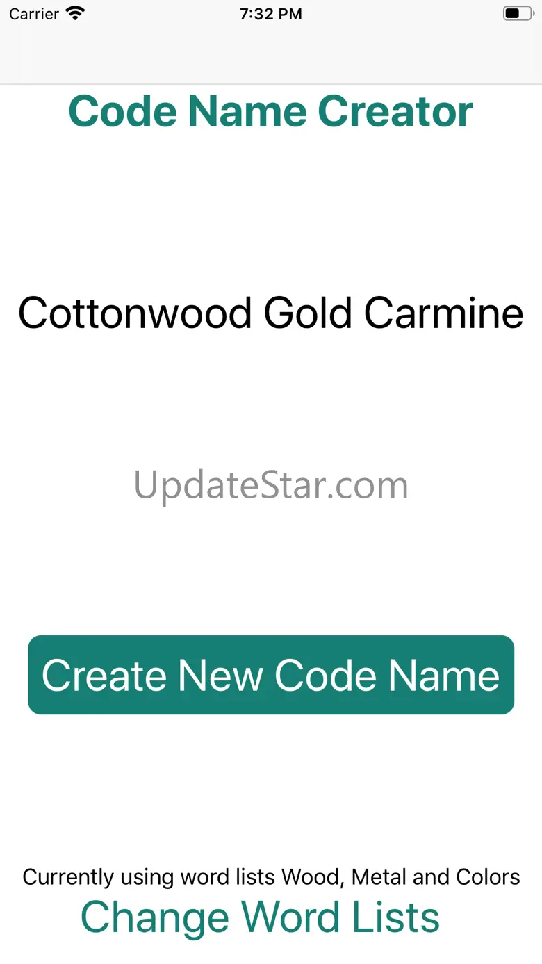 Code Name Creator 1.0