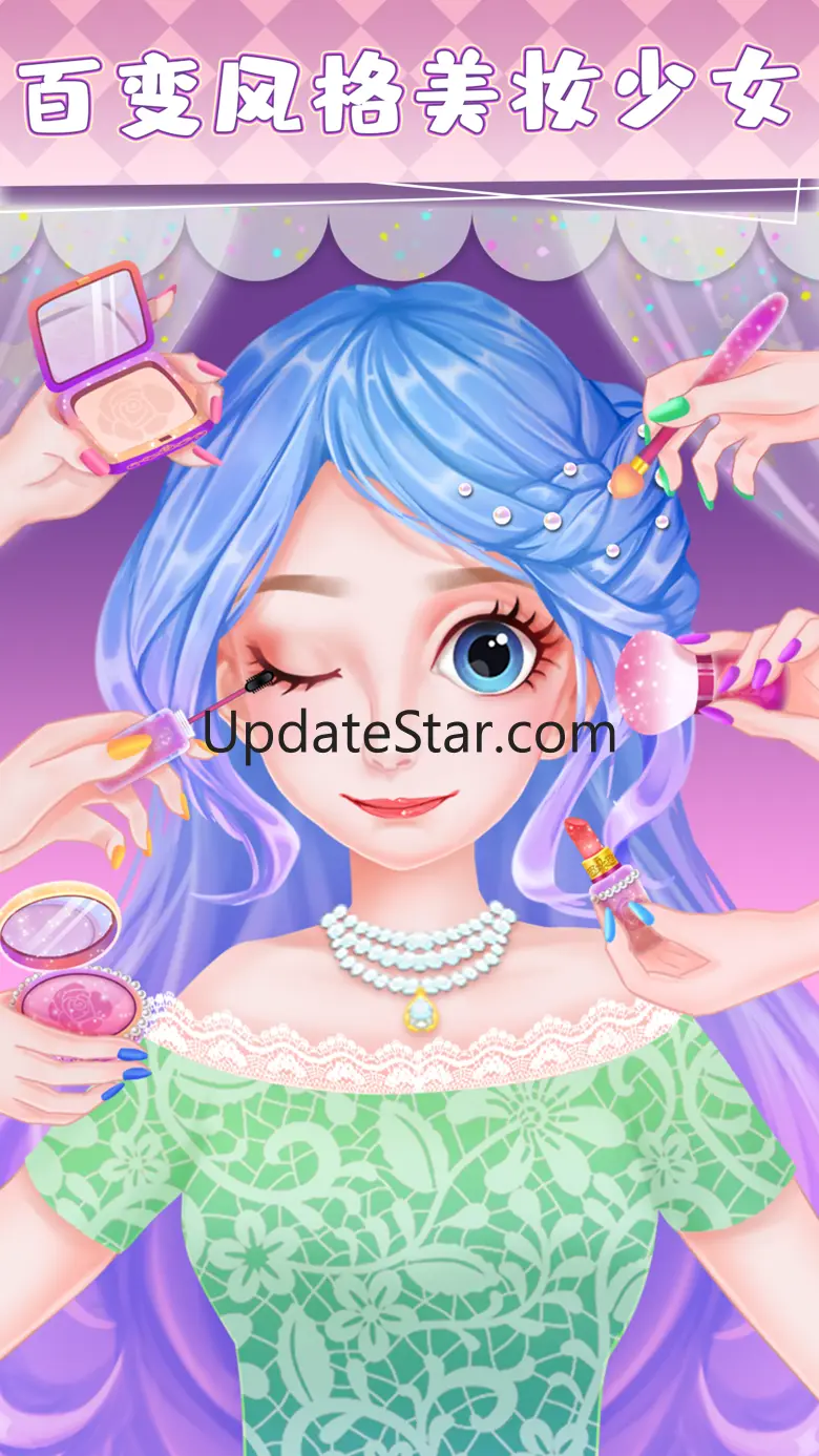 爱莎公主化妆游戏-女孩们的时尚美妆舞会 1.6