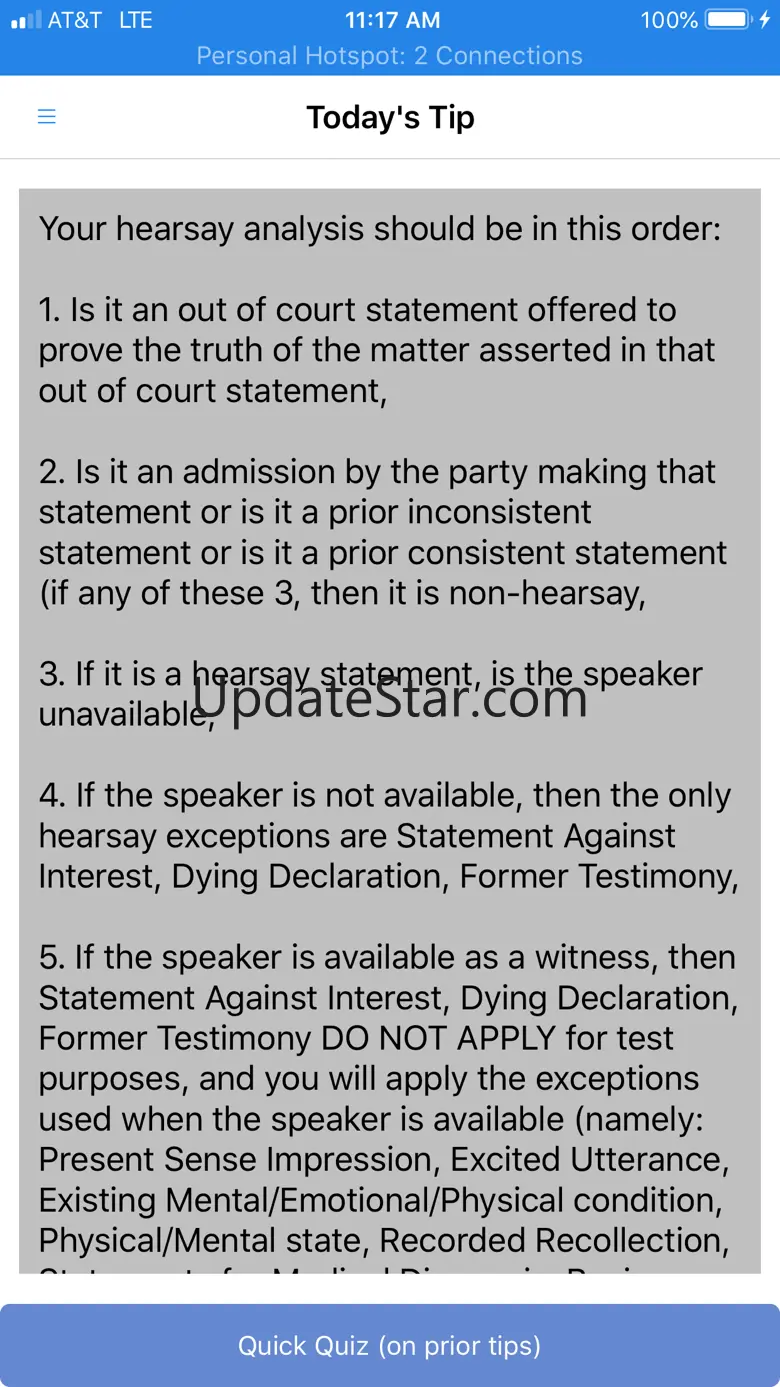 Bar Exam Tip Of The Day 14.2