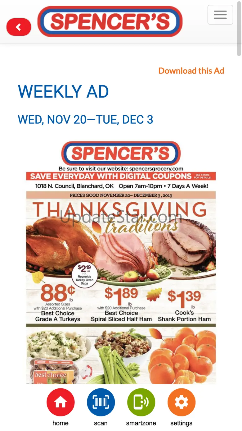 Spencer's Supermarket 4.1.1