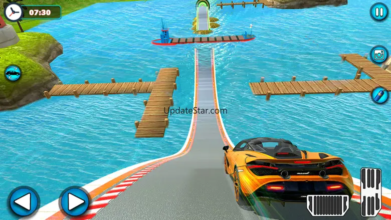 GT Car Mega Jumps Over The Sea 1.2