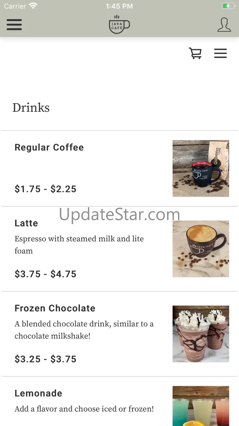 Java Café 1.1