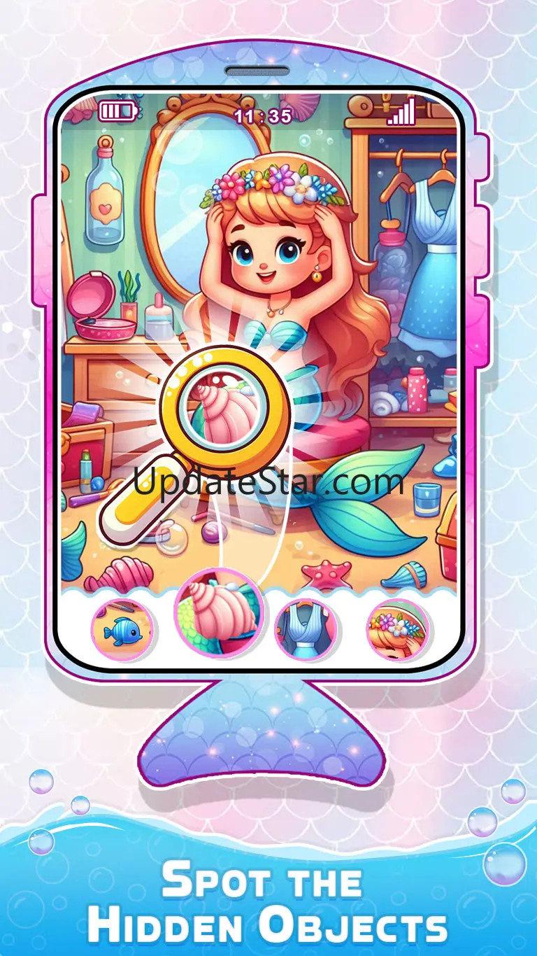 Mermaid Phone Games for Girls 15.0
