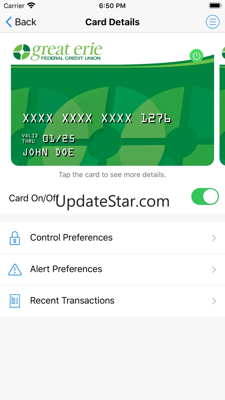 Card Sense Great Erie FCU 6.0.10