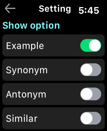 English Dictionary for Watch 1.1