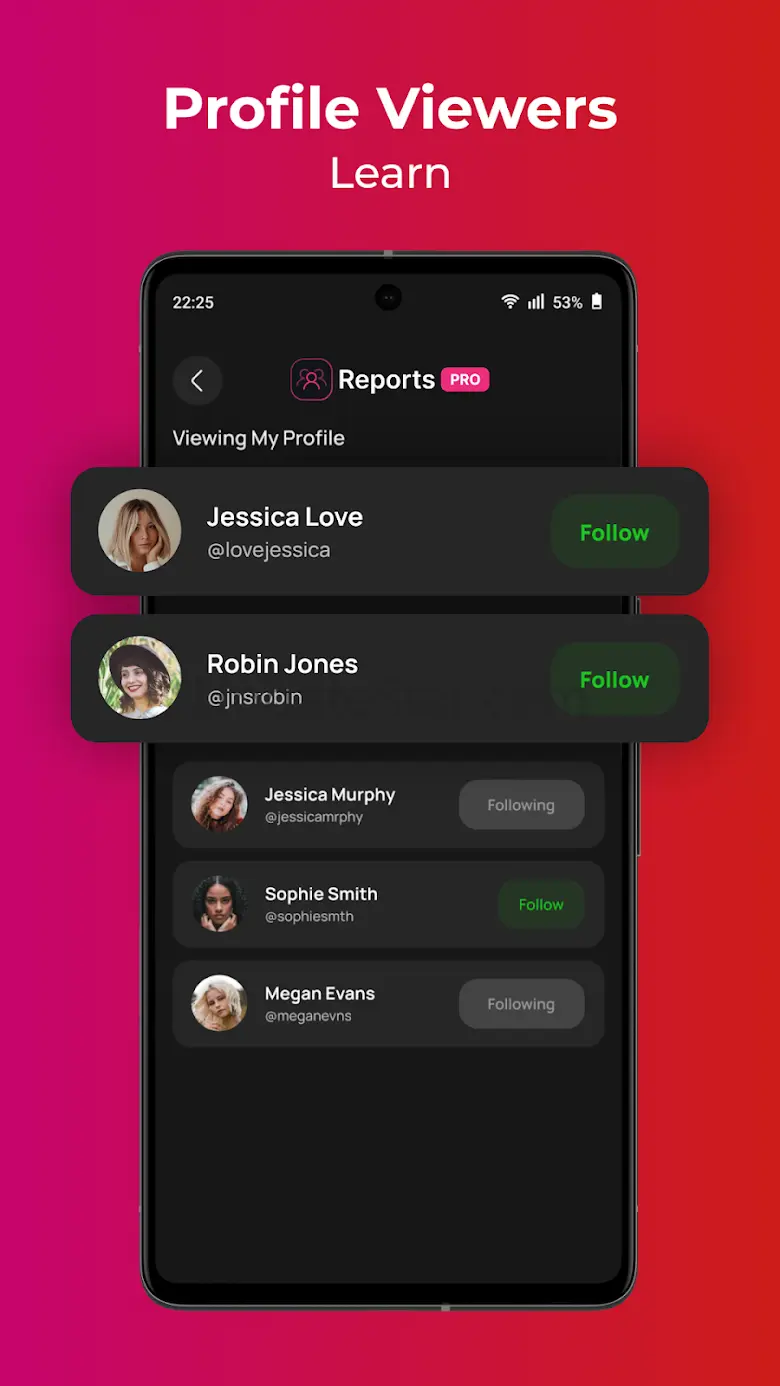 Who viewed my profile - Report 16.1.2