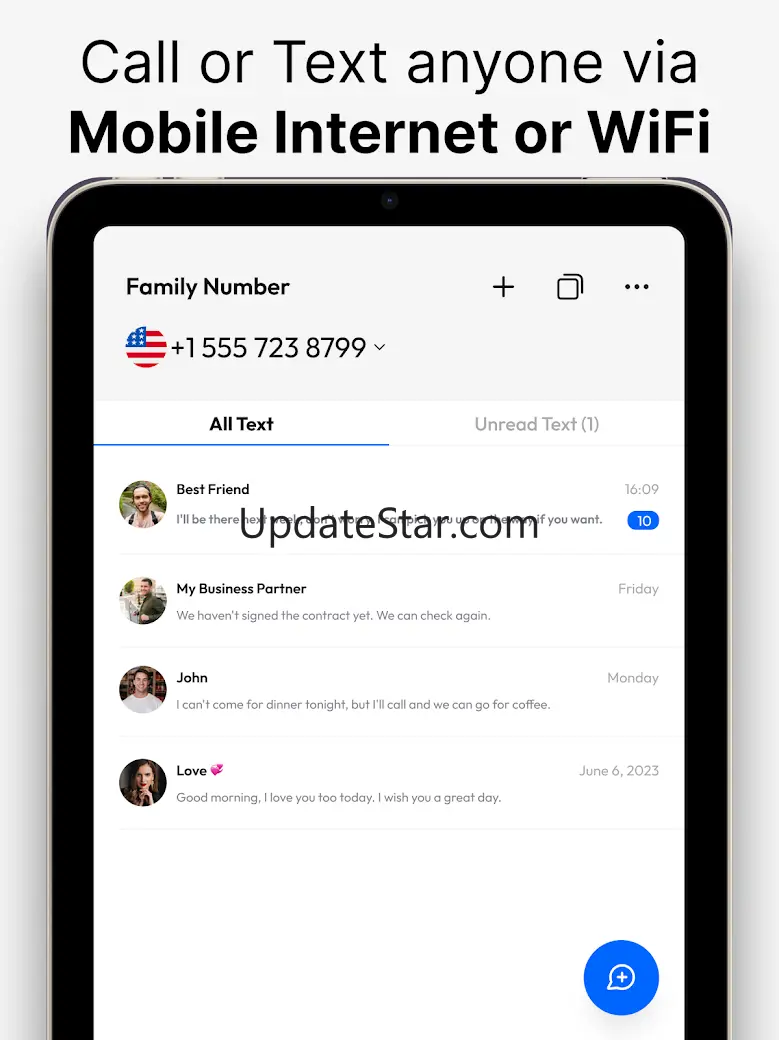 Texts Now Virtual Phone Number 1.2.4