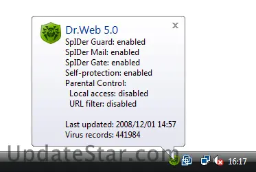 Dr.Web (Anti Virus for  Windows) 9.0.1.5190