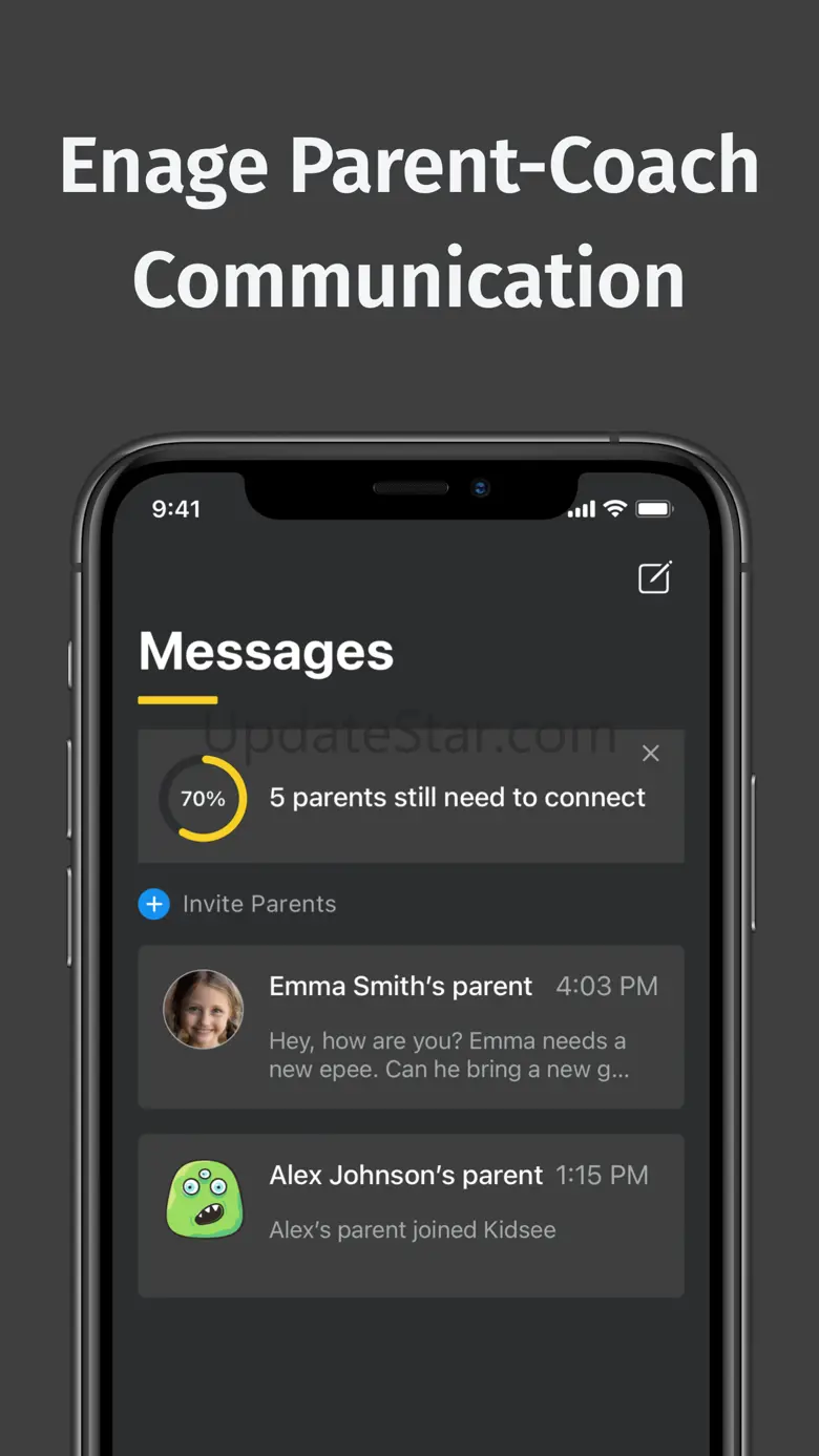 Kidsee: Parent-Coach Messaging 1.07