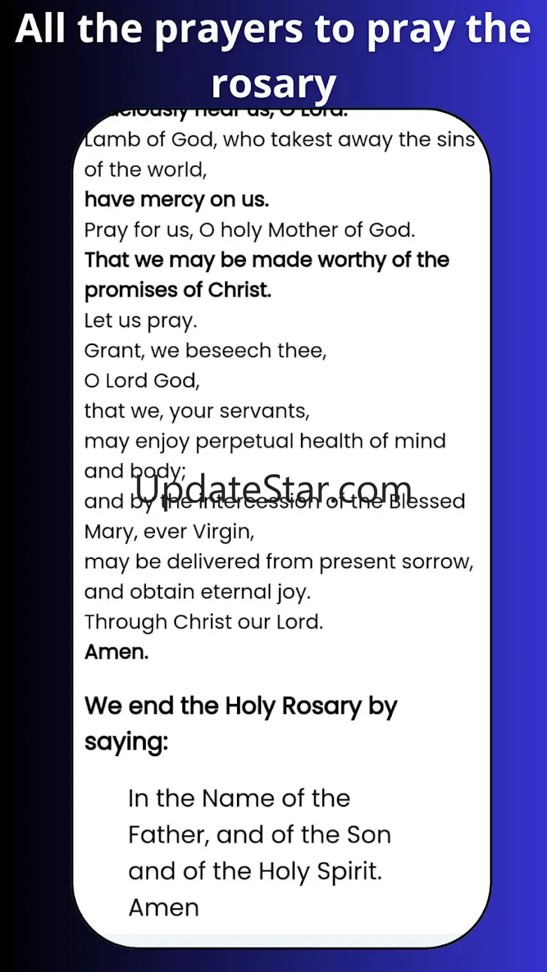 The Holy rosary guide 1.7