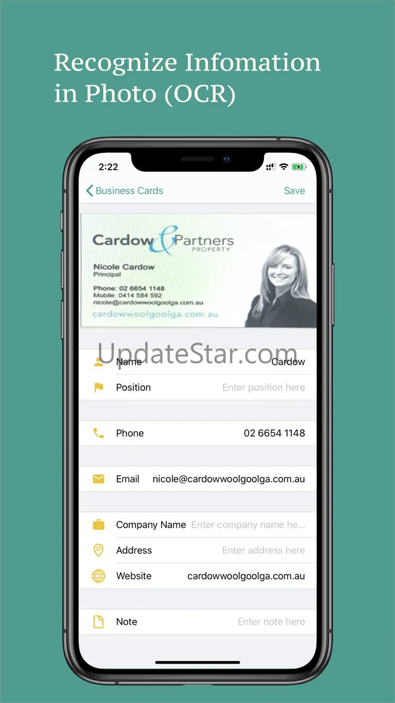 Card Scan - Scan business card 1.9