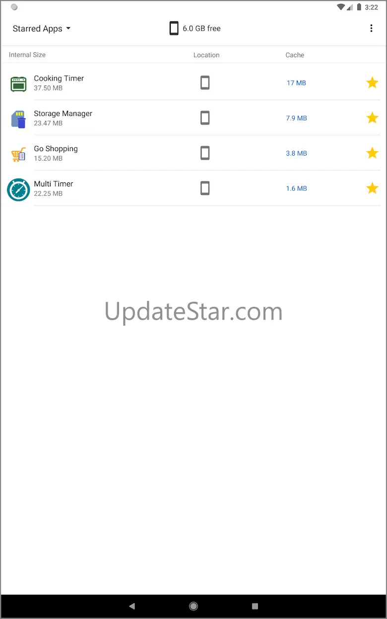 Storage Manager: app space 5.3.2