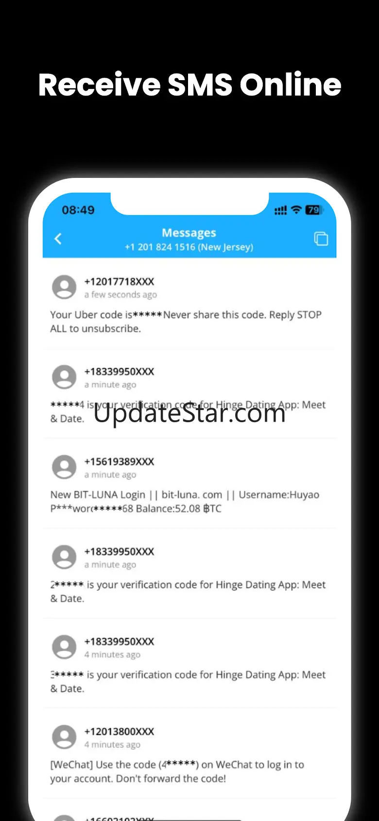 Temp Number - Receive SMS 1.6.2