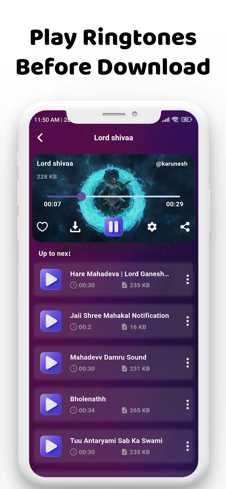 Mahadev Mahakal Shiv Ringtones 1.0.4