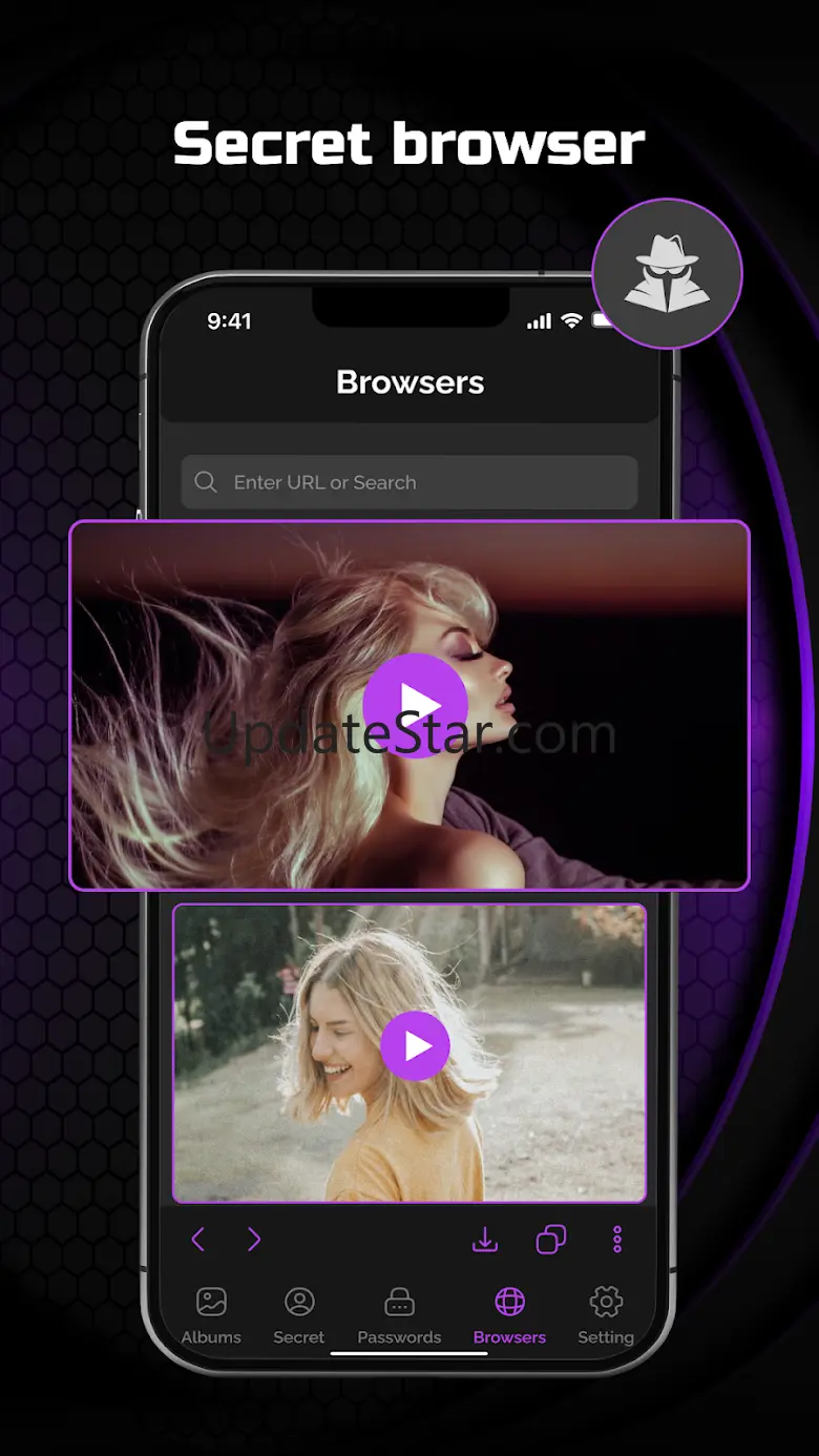 Private Photo Locker with Pin