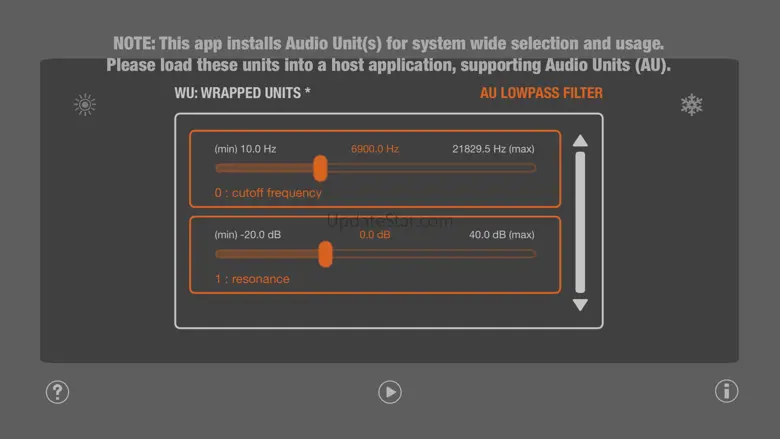 WU: AULowPassFilter 1.21