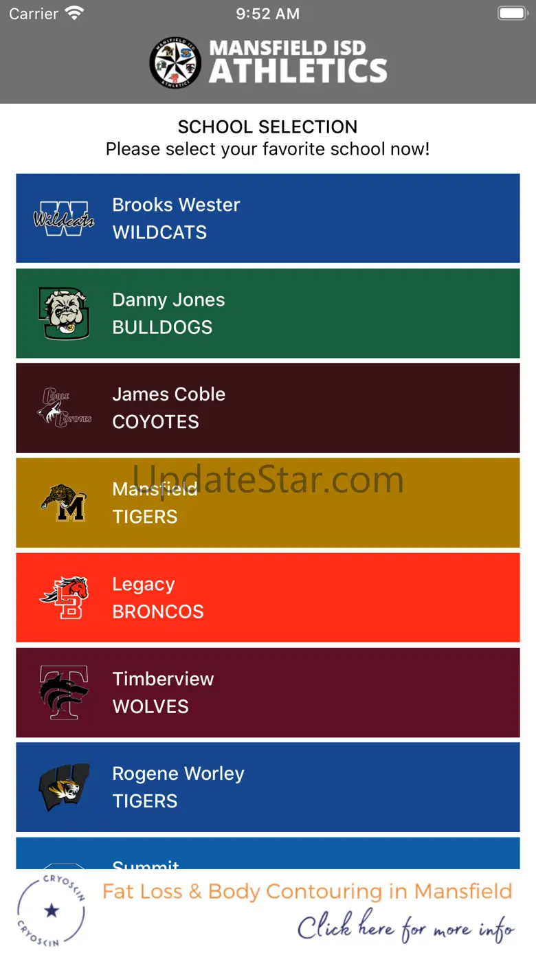 Mansfield ISD Athletics 2.8.0
