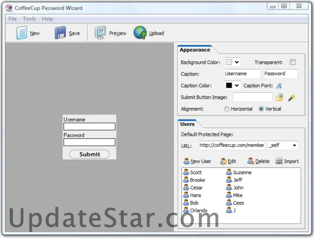 CoffeeCup Password Wizard 6.0