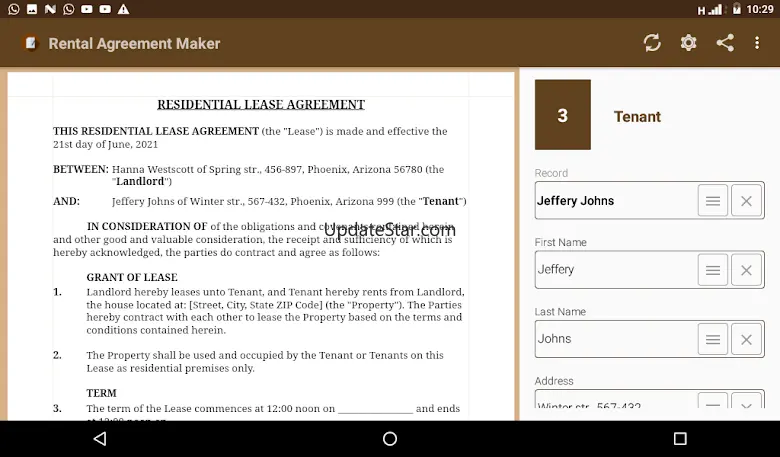 Rental Agreement Maker 4.1.1