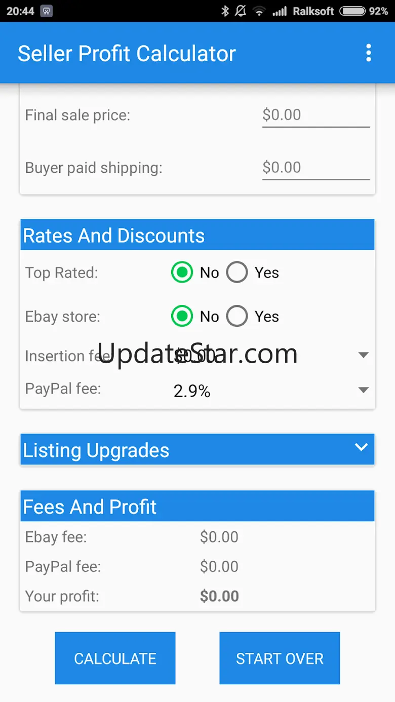 Seller Profit Calculator 1.0