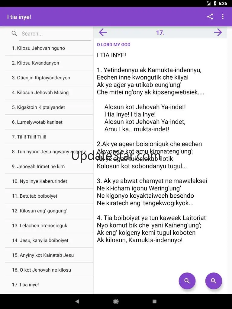 Tienwogik Che Kilosune Jehovah 3.1.1