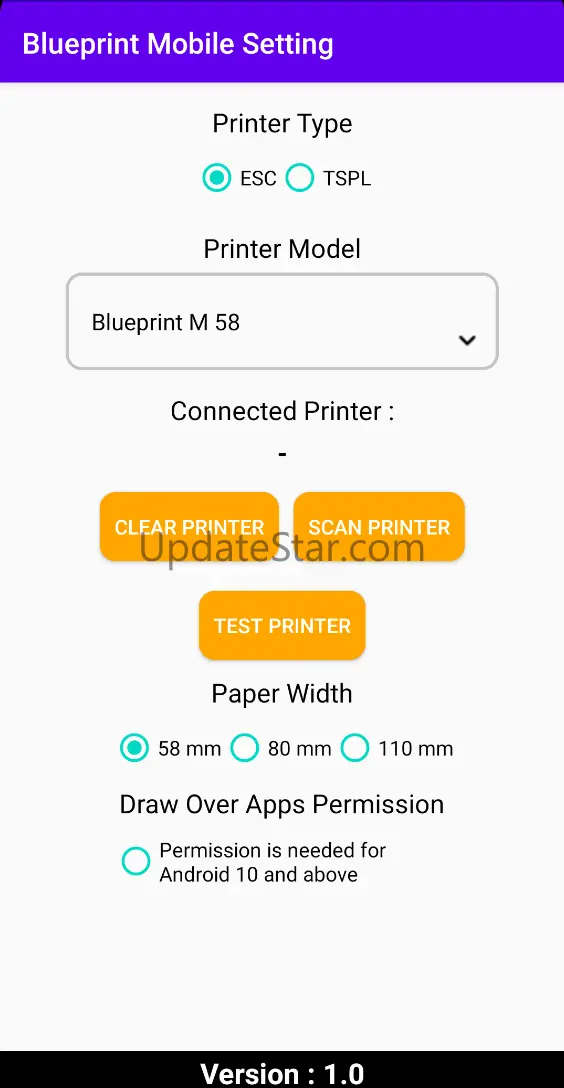 Blueprint Mobile Print 3.6