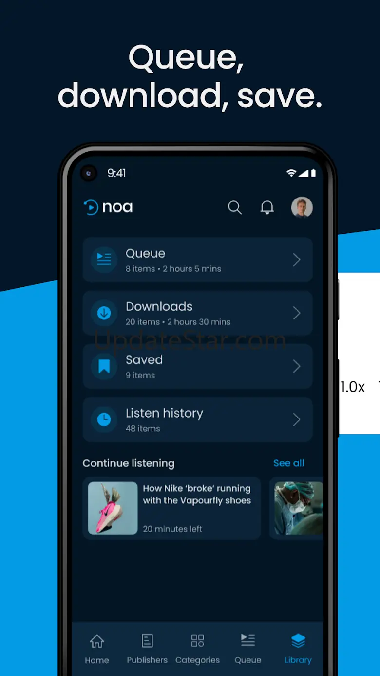 Noa: Listen to audio articles 6.2.8