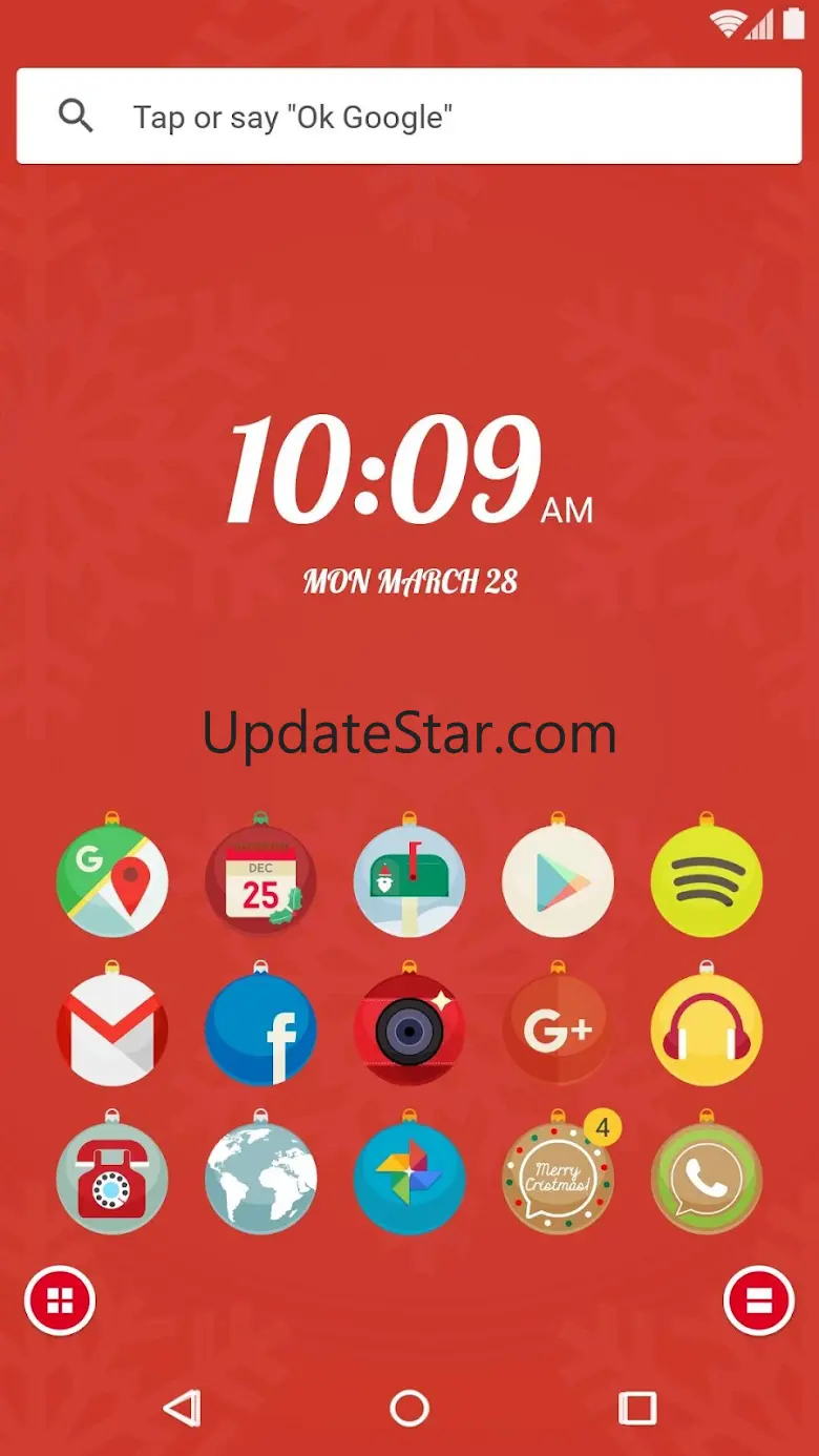 Merry Chistmas Theme for Smart 2