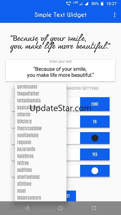 Simple Text Widget 1.7