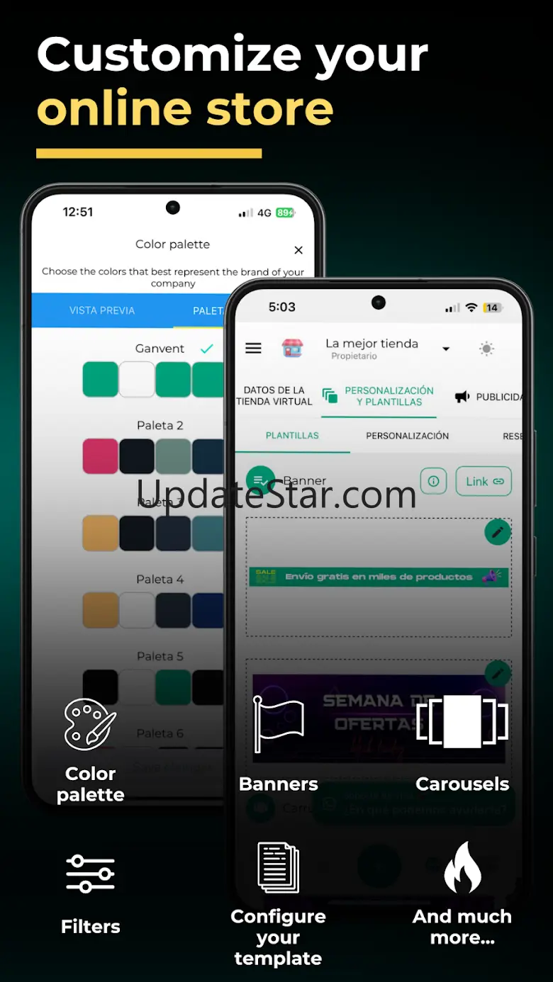 Ganvent Create an online store 16.0