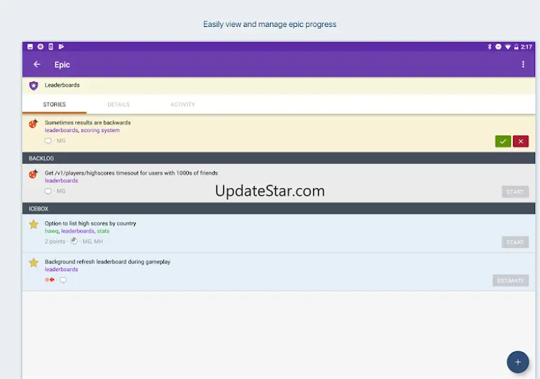 Pivotal Tracker 3.8.5