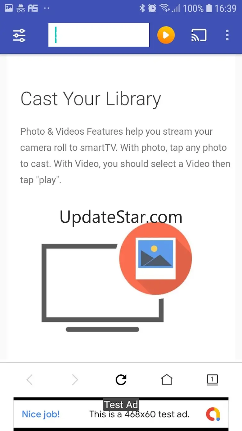 Video Web Cast to TV 1.1