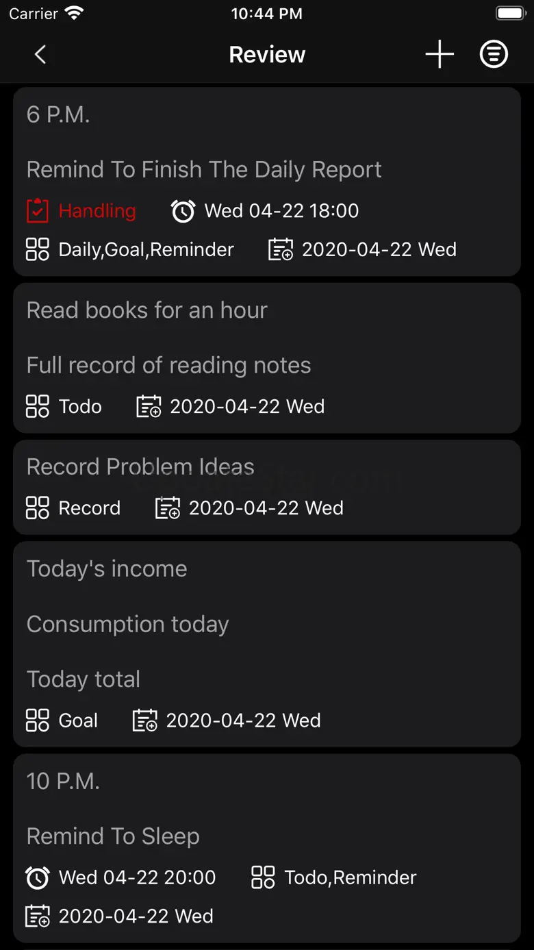 Six Priority Tasks 1.3.2