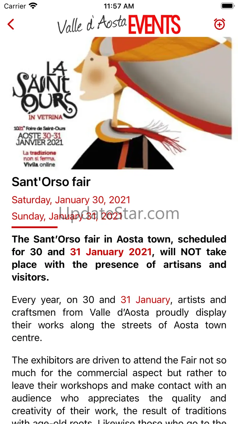 Valle d'Aosta Events 3.0.7