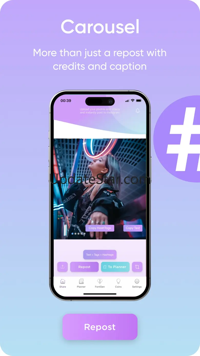 InstantMaker: repost & editor! 2.7