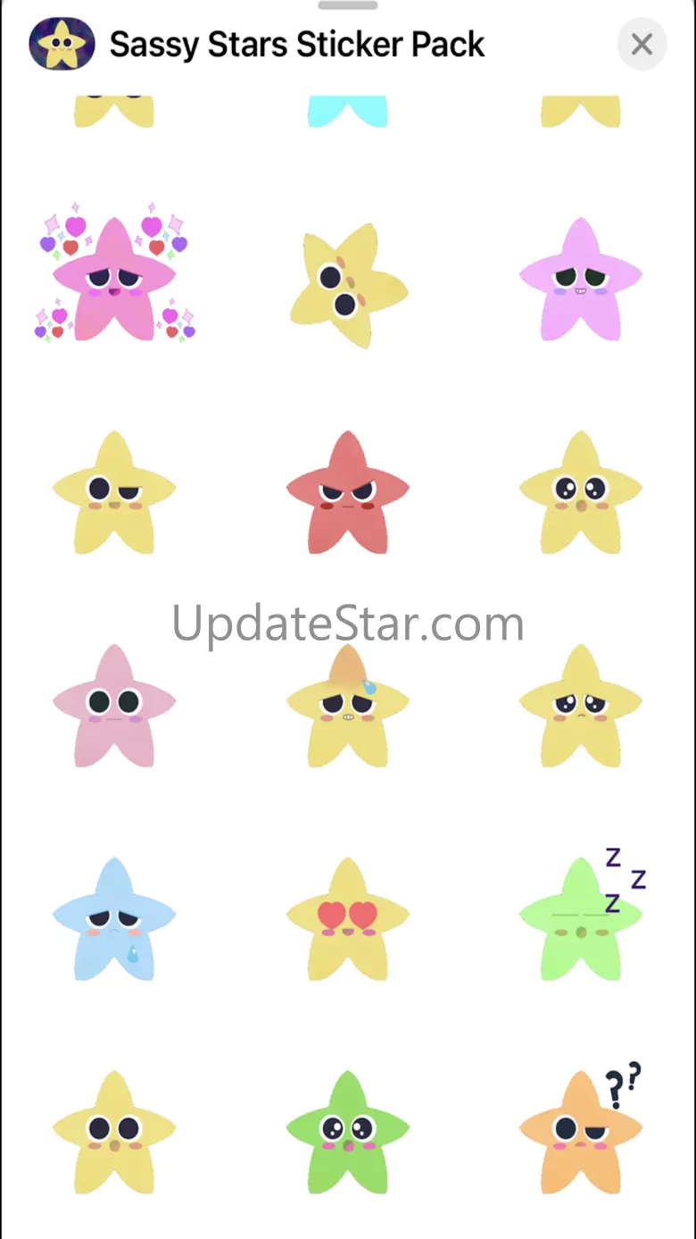 Sassy Stars Sticker Pack 1.1