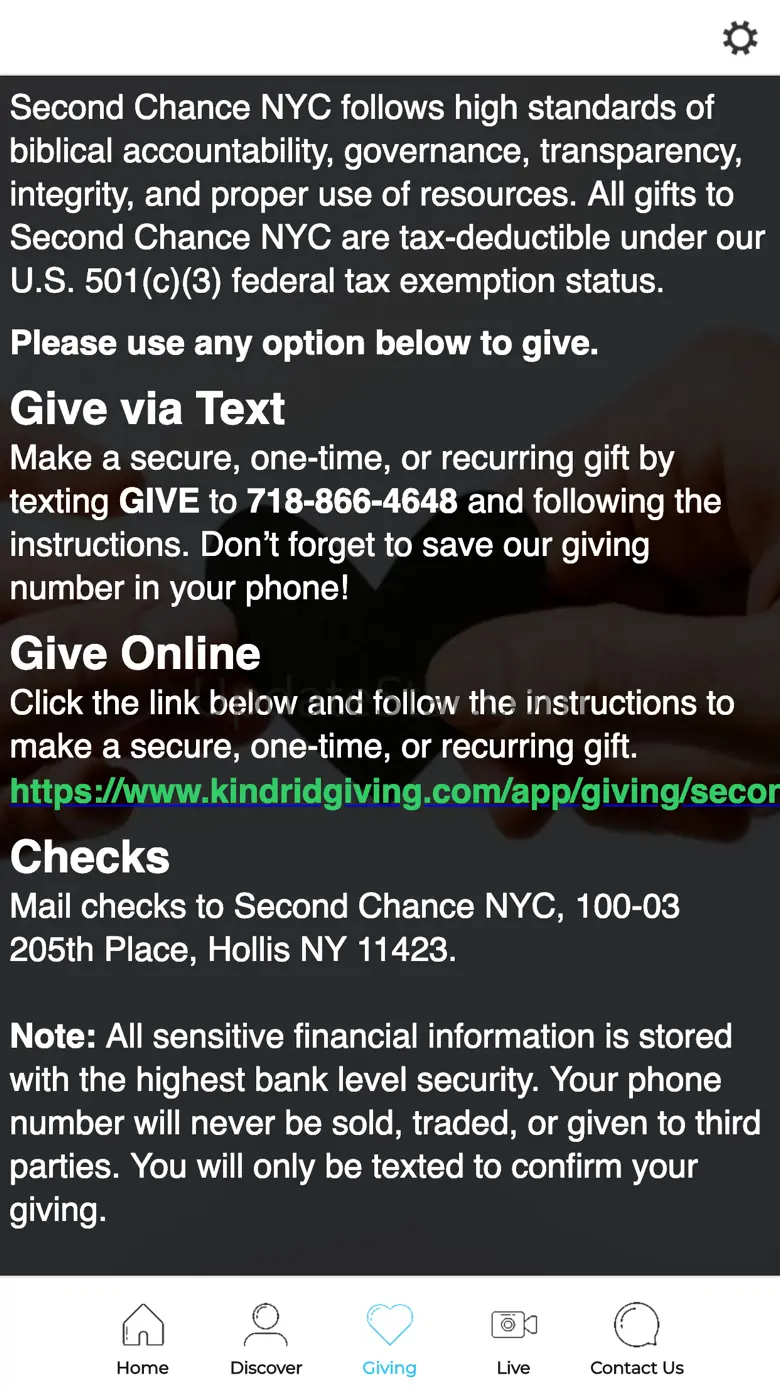 Second Chance NYC 1.1.0